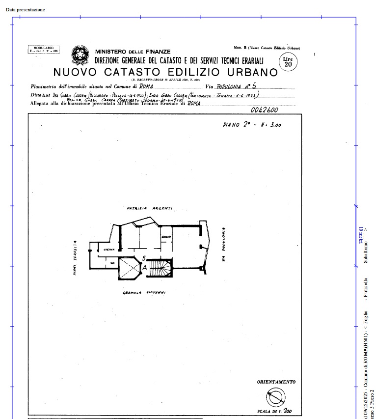 ADIACENTE SAN GIOVANNI, VIA POPULONIA